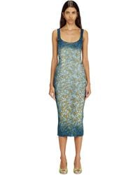 DIESEL - Mini Dress With Floral X-Ray Effect - Lyst