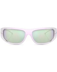 DIESEL - Wraparound Style Sunglasses - Lyst