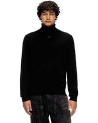 DIESEL - Jersey Con Cuello Alto De Lana Y Cachemira - Lyst