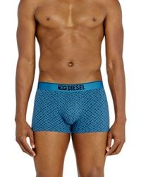 DIESEL - Three-Pack Of Stretch Cotton Trunks With Monogram - Lyst