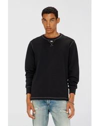 DIESEL - Cotton Long-Sleeve T-Shirt With Oval D - Lyst