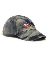 DIESEL - Baseball Cap With All-Over Camo Print - Lyst