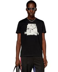 DIESEL - T-shirt With Blurry For Successful Living Print - Lyst