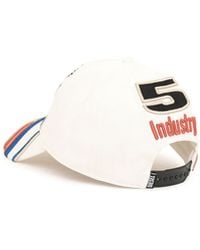 DIESEL Baseball Cap With Racing Embroidery - White