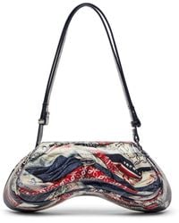 DIESEL - Play-Schultertasche Mit Glänzendem Pu-Print - Lyst