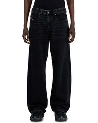 DIESEL - Relaxed Jeans Low Waist 2001 D-Macro, /Dark, Button Fly - Lyst