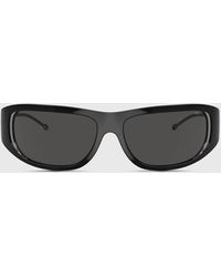DIESEL - Wraparound Style Sunglasses - Lyst