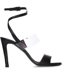 Kendall + Kylie Mikella Clear Strap Heeled Sandal - Black