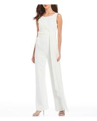 cascading tie jumpsuit eliza j
