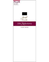 Hanes Silk Reflections Plus Reinforced-toe Wide Comfort Band Knee Highs 2-pack - Purple