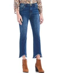 democracy frayed hem jeans