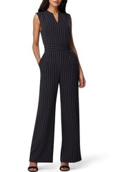 tahari pinstripe jumpsuit