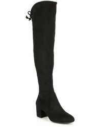 daveigh cheetah print suede studded western block heel booties