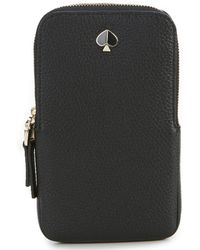 Kate Spade Polly Iphone Zip Mini Crossbody Bag - Black