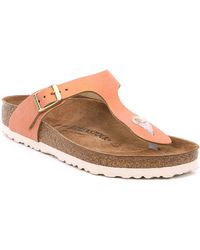 birkenstock gizeh metallic copper eva