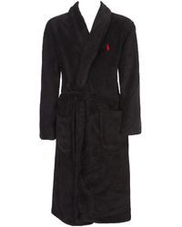 polo plush robe