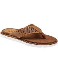 johnston and murphy mens flip flops