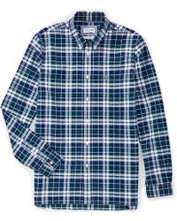 CH5804 Lacoste Mens Long Sleeve Poplin Button Down Collar Reg Fit Woven Shirt