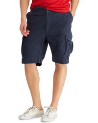 Polo Ralph Lauren Big Tall Relaxed-fit Classic Cargo 10 Inseam Shorts - Blue