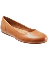 sonoma leather ballet flats