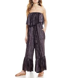 free people summer vibes strapless jumpsuit