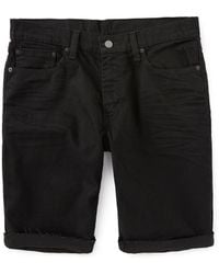 Levi's ® 511 Slim Fit 12 Inseam Cut Off Jean Shorts - Black