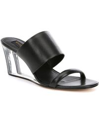 donna karan wedge sandals