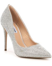 Steve Madden Daisie Crystal Jewelled Pointed Toe Pumps - Multicolour