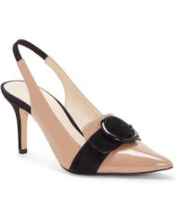 enzo angiolini kailee buckle strap kitten heel