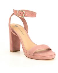 antonio melani kalee suede dress sandals