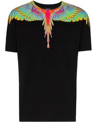 Marcelo Burlon Neon Wings T-shirt - Black