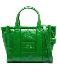 Marc Jacobs BORSA 'THE SHINY CRINKLE SMALL TOTE' - Verde