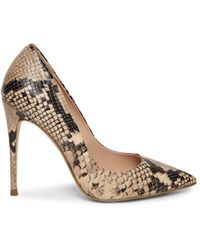 Steve Madden Leather Daisie Pump in Rhinestone (Black) | Lyst