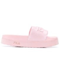 fila pink slippers