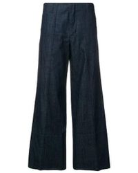 Marni Jeans A Gamba Ampia - Blu