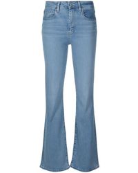 levi's high rise flare jeans