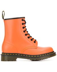 Orange Ankle boots for Women | Lyst