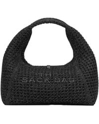 Marc Jacobs - Borsa Crochet Sack Onyx - Lyst