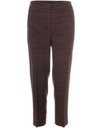 Liu Jo - Pantalone Sigaretta Classic Tartan - Lyst