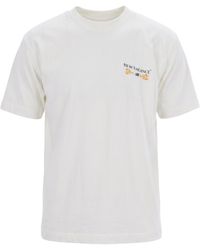 New Balance - T-Shirt Grab A Bite Boston Sea Salt - Lyst