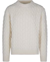 Arte' - Felpa Arte Knit Cream - Lyst
