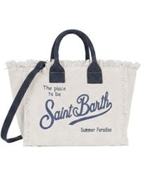 MC2 Saint Barth - Borsa Colette Spugna Bianca - Lyst