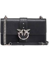 Pinko - Borsa A Tracolla Media Love Bag Nera - Lyst