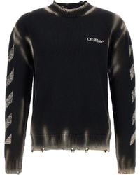 Off-White c/o Virgil Abloh - Diag Arr Corrosion Sweater - Lyst