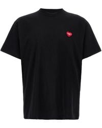Carhartt - T Shirt S/S Heart Ii Hartt Nera - Lyst