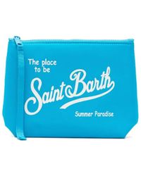 MC2 Saint Barth - Pochette Aline Nylon Turchese - Lyst