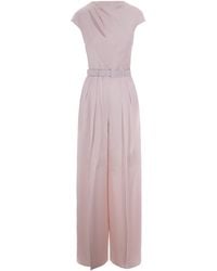 Max Mara - Round Neck Jumpsuit - Lyst