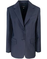 Weekend by Maxmara - Blazer Materia Blu - Lyst