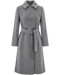 Max Mara - Cappotto Bcollag Grigio Medio Melange - Lyst