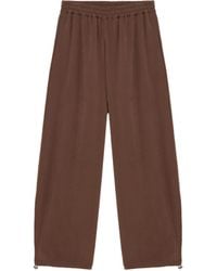 Alpha Studio - Pantalone Coulisse Cioccolato - Lyst